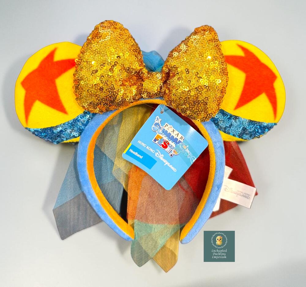 Hong Kong Disneyland Pixar Summer Fest Luxo Ball Ears Headband 2026 NWT